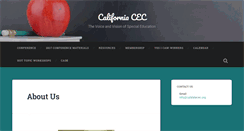Desktop Screenshot of calstatecec.org